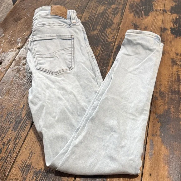 American Eagle Outfitters Pale Blue Skinny Jeans - Picture 2 of 7